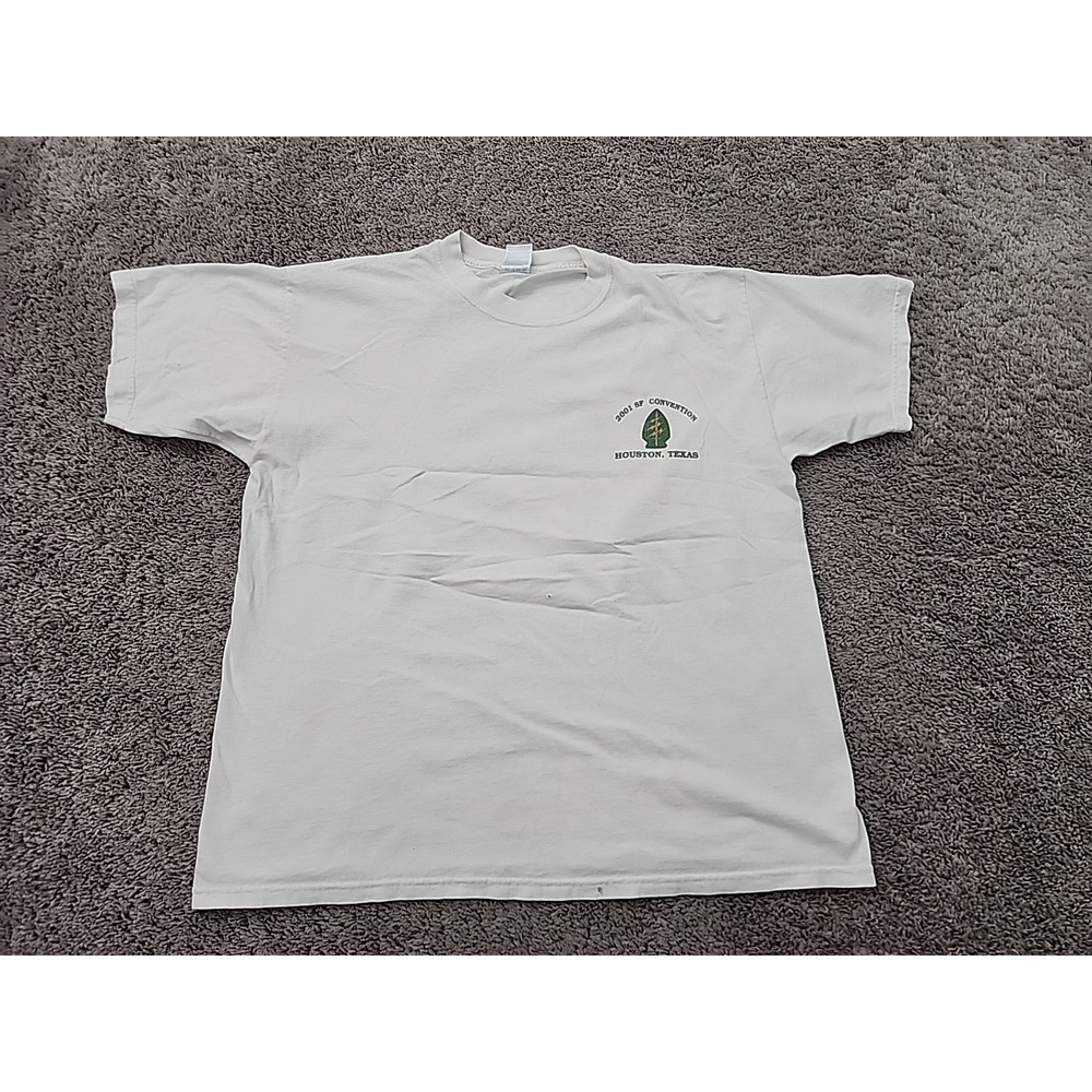 VTG US Army 2001 SF Convention Houston Texas T Shirt Men XL La Pachanga Survivor
